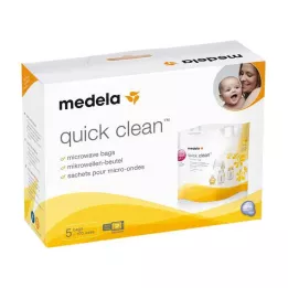 MEDELA Sacchetti per pulizia rapida, 5 pezzi