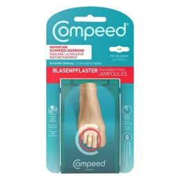 COMPEED Cerotti per vesciche sulle dita dei piedi, 8 pezzi