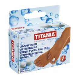 Separatori per dita dei piedi in gel Titania, 2 pz