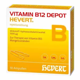 VITAMIN B12 DEPOT Fiale Hevert, 10 pz
