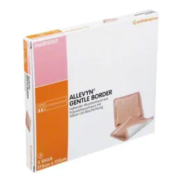 Benda Allevyn Gentle Border 17,5x17,5 cm, 5 pz