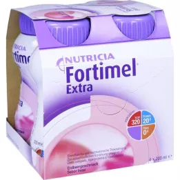 FORTIMEL Tasto di fragole extra, 4x200 ml