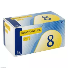 NOVOFINE 8 cannule 0,30x8 mm, 100 pz