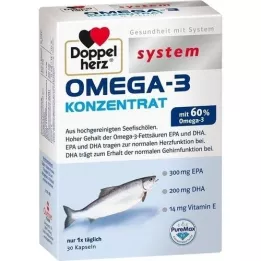 DOPPELHERZ Capsule del sistema concentrato Omega-3, 30 pz