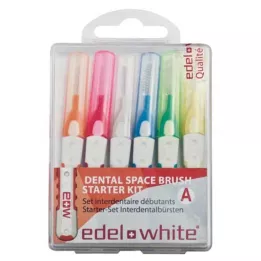 noble + Bianco Pro Interdental Brush Brush Kit Starter, 6 pz