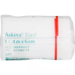 Askina Elast Bandage 6 cmx4 m Cellufay, 1 pz