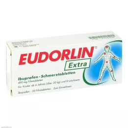 EUDORLIN Compresse extra di ibuprofene per il dolore, 20 pz