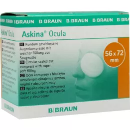 Askina Ocula Eye Kompr.56x72 mm Unsterilo, 5 pz