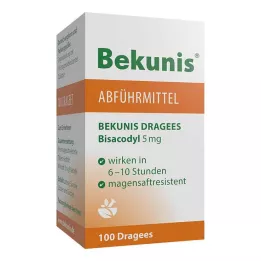 BEKUNIS Bisacodyl Dragees 5 mg compresse gastroresistenti, 100 pz