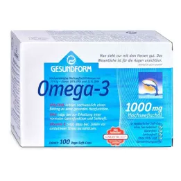 Forma sana Omega-3 1.000 mg Vega Capsule morbide (100 pezzi)