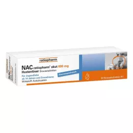 NAC-ratiopharm akut 600 mg compresse effervescenti espettoranti per la tosse, 20 pz
