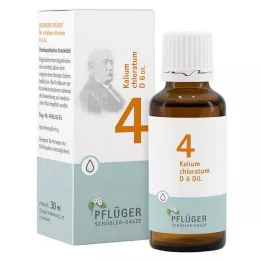 BIOCHEMIE Pflüger 4 potassio cloratum d 6 gocce, 30 ml