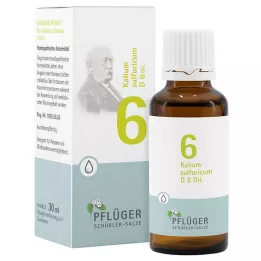 BIOCHEMIE Pflüger 6 Kalium sulfuricum D 6 gocce, 30 ml