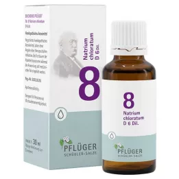 BIOCHEMIE Pflüger 8 Natrium chloratum D 6 gocce, 30 ml