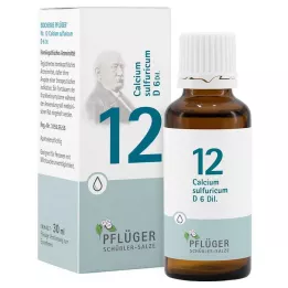 BIOCHEMIE Pflüger 12 Calcio Sulphuricum D 6 Drip., 30 ml