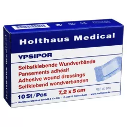 WUNDVERBAND Ypsipor sterile 5x7,2 cm, 10 pz