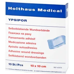 WUNDVERBAND Ypsipor sterile 10x10 cm, 10 pz