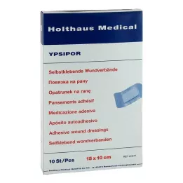 WUNDVERBAND Ypsipor sterile 10x15 cm, 10 pz