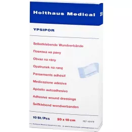 WUNDVERBAND Ypsipor sterile 10x20 cm, 10 pz