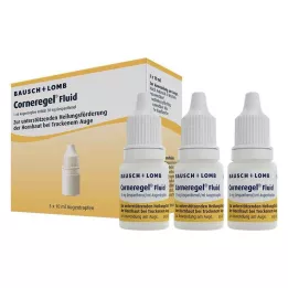 CORNEREGEL Collirio fluido, 3X10 ml