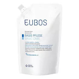 EUBOS FLÜSSIG flacone di ricarica blu non profumato, 400 ml