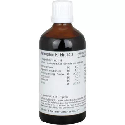 RETROPLEX KL N. 140 gocce, 100 ml RETROPLEX KL N. 140 gocce, 100 ml