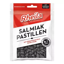 RHEILA Salmiak Pastilles senza zucchero, 90 g