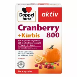 DOPPELHERZ Capsule di mirtillo rosso e zucca, 30 pz