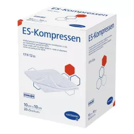 ES-KOMPRESSEN sterile 10x10 cm confezione sfusa 12 volte, 20X5 pz