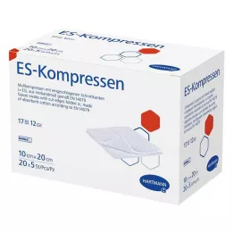 ES-KOMPRESSEN steril 10x20 cm 12 volte grande pacchetto, 20x5 pz