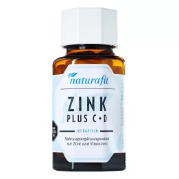 NATURAFIT Capsule Zinc Plus C+D, 90 pz