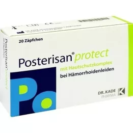 POSTERISAN Protect Suppositories, 20 pz