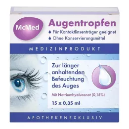 MCMED Pipette monodose per collirio, 15X0,35 ml