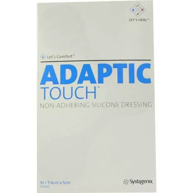 ADAPTIC Touch 5x7,6 cm Cerotto in silicone non adesivo, 10 pz ADAPTIC Touch 5x7,6 cm Cerotto in silicone non adesivo, 10 pz