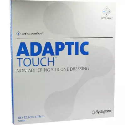ADAPTIC Touch 12,7x15 cm medicazione non adesiva in silicone, 10 pz ADAPTIC Touch 12,7x15 cm medicazione non adesiva in silicone, 10 pz