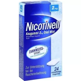 NICOTINELL masticare gum cool menta 2 mg, 24 pz