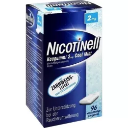 NICOTINELL masticare gum cool menta 2 mg, 96 pz