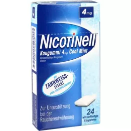 NICOTINELL masticare gum cool menta 4 mg, 24 pz