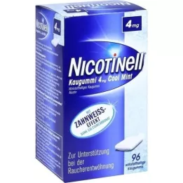 NICOTINELL masticare gum cool menta 4 mg, 96 pz