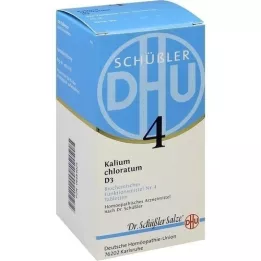 BIOCHEMIE DHU 4 Cloratum di Potassio D 3 compresse, 420 pz