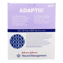 ADAPTIC Medicazione umida per ferite 12,7x22,9 cm, 12 pz
