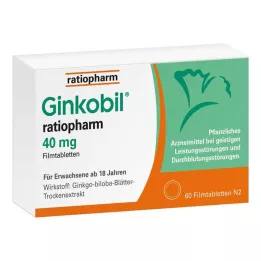 GINKOBIL-ratiopharm 40 mg compresse rivestite con film, 60 pz