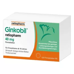 GINKOBIL-ratiopharm 40 mg compresse rivestite con film, 120 pz