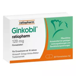 GINKOBIL-ratiopharm 120 mg compresse rivestite con film, 60 pz