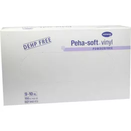 PEHA-SOFT Sottoguanti in vinile non acciaio senza polvere XL, 100 pz