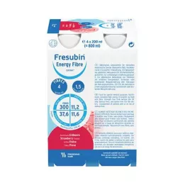 FRESUBIN ENERGY Fibra DRINK Bottiglia per bere fragole 6x4x200 ml