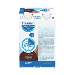 FRESUBIN PROTEIN Energy DRINK Borraccia al cioccolato, 4X200 ml