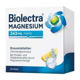 BIOLECTRA Magnesio 243 mg forte Limone Br.-Tabl., 20 pz