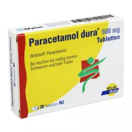 PARACETAMOL compresse dura 500 mg, 20 pz