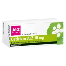 CETIRIZIN AbZ 10 mg compresse rivestite con film, 20 pz